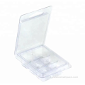 Plastic Clear Wax Melts Boîte d'emballage à clapet